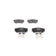Set placute frana Spate BOSCH pentru HYUNDAI H-1, H-1 / STAREX, SANTA FÉ II, SANTA FÉ II/SUV 2.2D-2.7 06.97-12.12