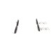 Set placute frana Spate BOSCH pentru HYUNDAI H-1, H-1 / STAREX, SANTA FÉ II, SANTA FÉ II/SUV 2.2D-2.7 06.97-12.12