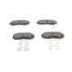 Set placute frana Spate BOSCH pentru HYUNDAI H-1, H-1 / STAREX, SANTA FÉ II, SANTA FÉ II/SUV 2.2D-2.7 06.97-12.12