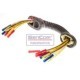 Set reparat cabluri haion SENCOM Fir cablu capac portbagaj 300mm 12 pini cu capac Stanga VW GOLF V 1.4-3.2 10.03-02.09