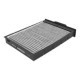 Filtru aer habitaclu carbon activat FILTRON RENAULT MEGANE II 1.4-2.0D 09.02 dimensiuni 42.0 mm x 186.0 mm x 263.0 mm
