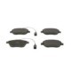 Set placute frana fata BOSCH pentru ABARTH 500/595/695, 500C/595C/695C, FIAT BRAVO II, DOBLO, FIORINO, dimensiuni 57.3mm x 137.0mm x 19.0mm