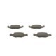 Set placute frana fata BOSCH SEAT CORDOBA IBIZA II VW GOLF II JETTA II POLO POLO CLASSIC POLO II 1.0-2.0 51.2mm 137.8mm 17.2mm