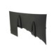Grila ventilatie bara protectie BLIC pentru MERCEDES C-KLASA W205 12.18-02.21, plastic, negru, fata dreapta, AMG STYLING