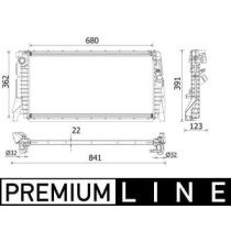 Radiator, racire motor MAHLE