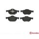 Set placute frana disc BREMBO Honda Accord VII 2.0/2.2D/2.4 02.03-07.08 Fata Inaltime 65mm Latime 156mm Grosime 17mm Senzor uzura Da