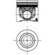 Piston KOLBENSCHMIDT 95,812 (STD) pentru IVECO DAILY III-IV-V-VI, CITROEN JUMPER II, FIAT DUCATO, PEUGEOT BOXER, MITSUBISHI CANTER