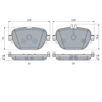 Set placute frana,frana disc BOSCH