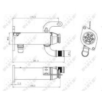 Radiator, recirculare gaze de esapament NRF