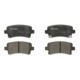 Set placute frana Spate DELPHI pentru BUICK LA CROSSE, CADILLAC XTS, CHEVROLET MALIBU, OPEL INSIGNIA A, SAAB 9-5, dimensiuni 47.0 mm x 106.0 mm x 17.0 mm