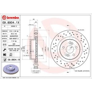 Disc frana BREMBO