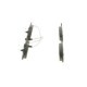 Set placute frana fata BOSCH cu senzor uzura integrat pentru ALFA ROMEO 145 146 147 156 GT GTV SPIDER FIAT BRAVO I COUPE MAREA STRADA