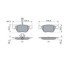Set placute frana fata BOSCH cu senzor uzura integrat pentru ALFA ROMEO 145 146 147 156 GT GTV SPIDER FIAT BRAVO I COUPE MAREA STRADA