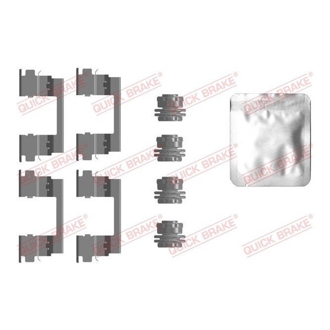 Set accesorii, placute frana QUICK BRAKE