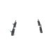 Set placute frana Spate BOSCH pentru BMW 3 (E36, E46), Z1, Z4 (E85, E86), MG MG X-POWER, MG ZT, ROVER 75, 1.6-5.0 06.88-02.09