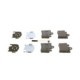 Set placute frana spate BOSCH pentru MERCEDES S (C215), S (W220) 2.8-6.3 10.98-03.06, ECE-R90, 72.2 mm x 70.9 mm x 16.0 mm