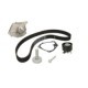 Set pompa apa + curea dintata GATES pentru DACIA DUSTER, LOGAN, SANDERO, NISSAN ALMERA II, 123 dinti, diametru 60 mm, latime 27 mm