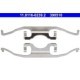 Arc etrier frana ATE kit montare placute frana fata 1 buc pentru BMW 5 E39 X5 E53 2.0-4.4 09.95-09.06