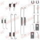 Set accesorii sabot de frana QUICK BRAKE montaj pantofi frana SUMITOMO DAIHATSU APPLAUSE I II CHARADE III ROVER CITYROVER SUBARU JUSTY II SUZUKI
