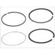 Set segmenti piston GOETZE 86 (STD) 2-2-2 pentru FORD MONDEO III, TRANSIT, TRANSIT TOURNEO, JAGUAR X-TYPE I 2.0D 08.00-12.09