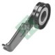 Rola intinzator curea transmisie INA pentru tensionare centura Peugeot 406 1.6 1.8, diametru exterior 90.0 mm, latime 24.5 mm