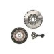 Set ambreiaj VALEO cu rulment hidraulic 240mm pentru VOLVO C30, S40 II, V50; FORD C-MAX, FOCUS C-MAX, FOCUS II; MAZDA 3 1.6D 10.03-05.13