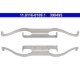 Arc etrier frana ATE kit montare placute frana fata BMW 3 E36 E46 Z3 E36 Z4 E85 1.6-3.0 09.90-02.09 lungime 150 mm