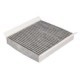 Filtru aer habitaclu carbon activ FILTRON pentru CITROEN NEMO, DAIHATSU TERIOS, FIAT DOBLO, dimensiuni 30mm x 177mm x 200mm