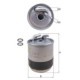 Filtru combustibil KNECHT MERCEDES A (W169), B SPORTS TOURER (W245), C (CL203), C T-MODEL (S203), C T-MODEL (S204), C (W203), C (W204), CLC (CL203), CLK (A209), CLK (C209) 86.5 mm x 128.8 mm