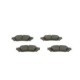 Set placute frana spate BOSCH LEXUS NX 2.0/2.5H 07.14- inaltime 42.3 mm latime 121.2 mm grosime 15.0 mm
