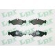 Set placute frana spate LPR pentru MERCEDES SPRINTER 2-T (B901, B902) 2.1D-2.9D 01.95-05.06, dimensiuni: 50.1mm x 141.4mm x 17.0mm