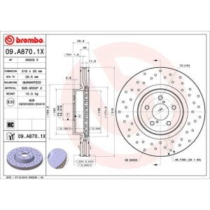 Disc frana BREMBO
