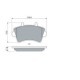 Set placute frana fata BOSCH pentru NISSAN INTERSTAR, OPEL MOVANO A, RENAULT MASTER II 1.9D-3.0D, 80.0 mm x 139.0 mm x 17.8 mm