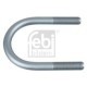 Brida arc FEBI Frunze catus de primavara 115mm M14x1,5mm MERCEDES SPRINTER 2-T 3,5-T B901 B902 B906 B907 B910 01.95-12.21