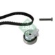 Set curea de distributie INA pentru CHEVROLET AVEO, KALOS, CORSA, LACETTI, LANOS, NUBIRA, DAEWOO 1.5I, CIELO, FSO LANOS 1.2-1.6