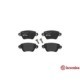 Set placute frana disc BREMBO ceramica Renault Kangoo 1.6/1.9D 52mm x 116mm 17mm fata/spate fara senzori uzura Bosch cu suruburi etrier