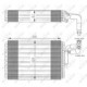 Evaporator aer conditionat NRF 000 830 54 58 compatibil MERCEDES-BENZ dimensiuni 300 mm x 229 mm x 67 mm
