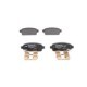 Set placute frana spate BOSCH cu instructiuni de montare, tampon amortizare, CHEVROLET AVEO, CRUZE, ORLANDO, TRAX, VOLT, OPEL ASTRA J
