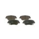 Set placute frana fata BOSCH pentru frana disc Hyundai Grandeur 2.4 01.11-10.16, inaltime 58.9 mm, latime 132.9 mm, grosime 17.4 mm