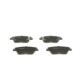 Set placute frana fata BOSCH pentru frana disc Hyundai Grandeur 2.4 01.11-10.16, inaltime 58.9 mm, latime 132.9 mm, grosime 17.4 mm