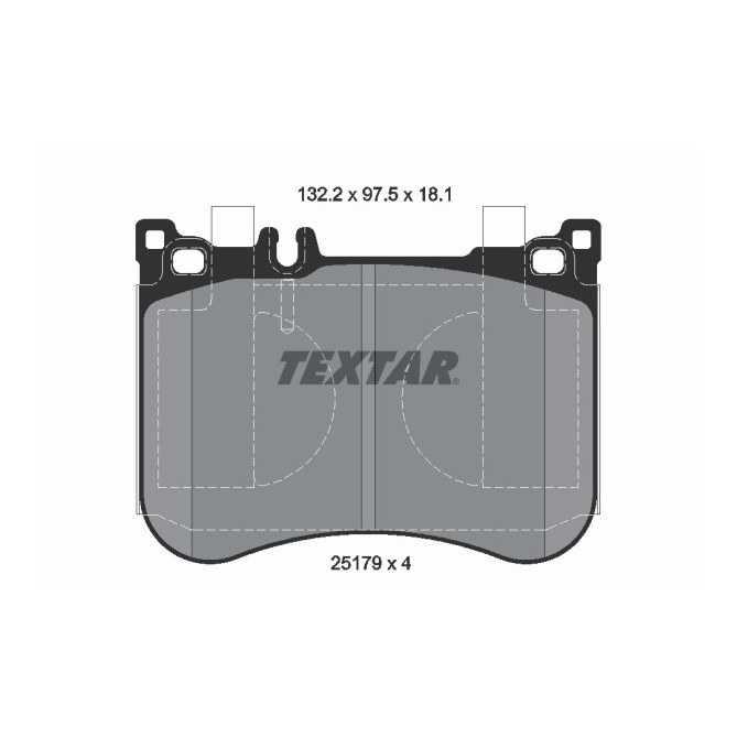 Set placute frana,frana disc TEXTAR