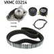 Set pompa apa + curea dintata SKF pentru CITROEN XANTIA, XSARA, ZX; PEUGEOT 306, 406 1.8/2.0 06.95-03.05, 136 dinti, latime 25.4 mm