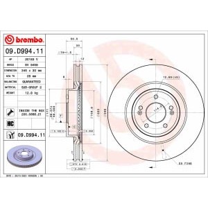 Disc frana BREMBO