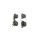 Set placute frana spate BOSCH pentru BMW 3 (E90, E91, E92, E93), X1 (E84) 2.0D-3.0D, dimensiuni 57.7 mm x 123.3 mm x 17.0 mm