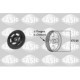 Fulie curea arbore cotit SASIC 138.0 mm 6 nervuri pentru MERCEDES C CL203 W203 CLC C209 E S210 W210 W211 G W463 1.8-3.0D