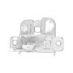 Incuietoare haion OE VW pentru VW CADDY III, CADDY III/MINIVAN 03.04-05.15, 2K5 827 505, 0,29 kg