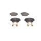 Set placute frana fata BOSCH pentru HONDA ACCORD VI, NISSAN PRIMERA 1.8-2.3, inaltime 59.0 mm, latime 131.9 mm, grosime 16.5 mm