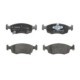 Set placute frana fata BOSCH pentru FIAT 500, PANDA; LANCIA YPSILON 0.9-1.3D 07.10, inaltime 52.5 mm, latime 149.5 mm, grosime 17.8 mm
