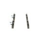Set placute frana fata BOSCH pentru JAGUAR F-TYPE, XF I, XF SPORTBRAKE, XJ, XK II 2.0-5.0 03.06, dimensiuni 75.3 mm x 156.4 mm x 18.5 mm