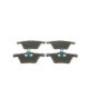 Set placute frana fata BOSCH pentru JAGUAR F-TYPE, XF I, XF SPORTBRAKE, XJ, XK II 2.0-5.0 03.06, dimensiuni 75.3 mm x 156.4 mm x 18.5 mm